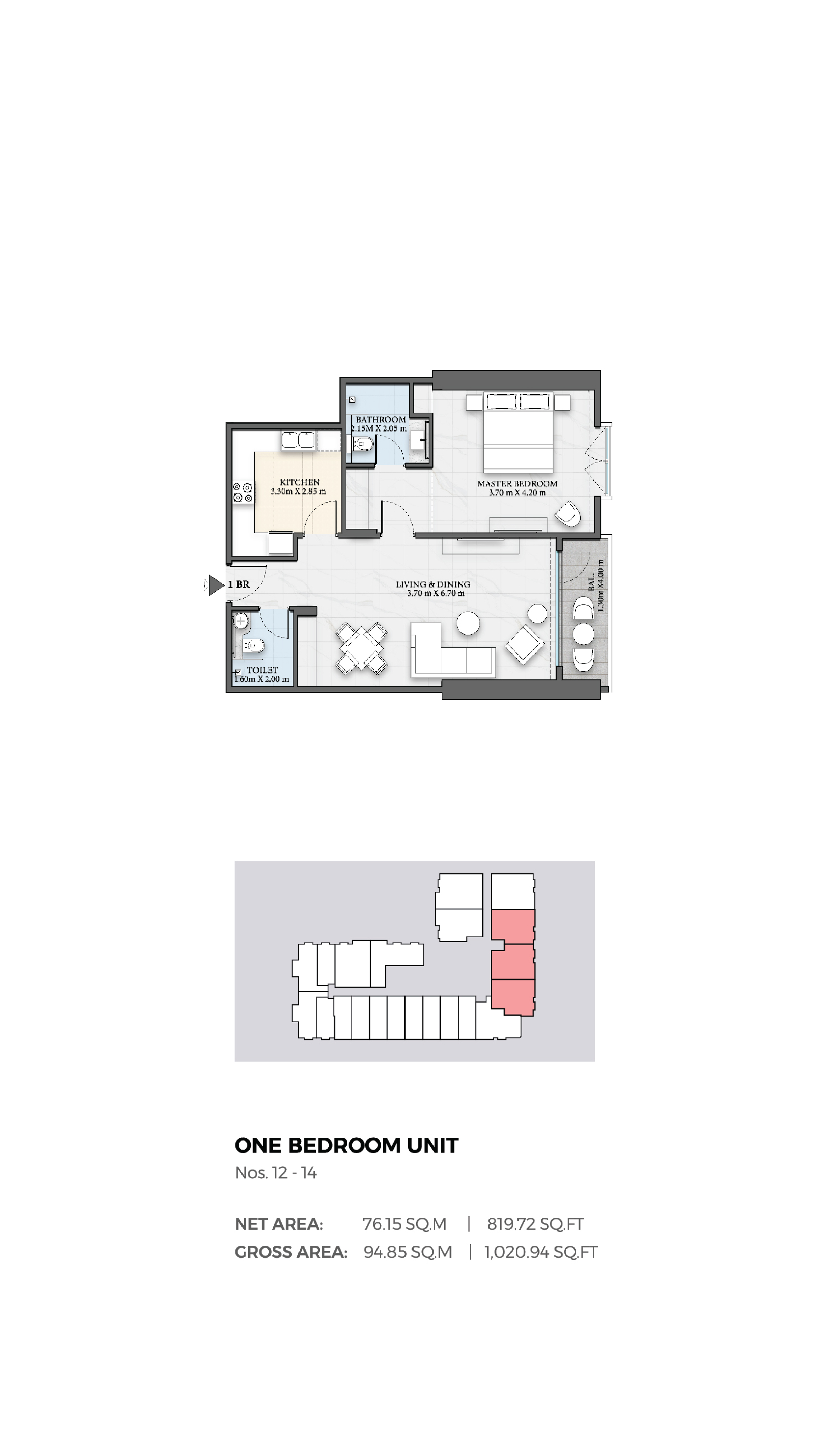 1BR -2