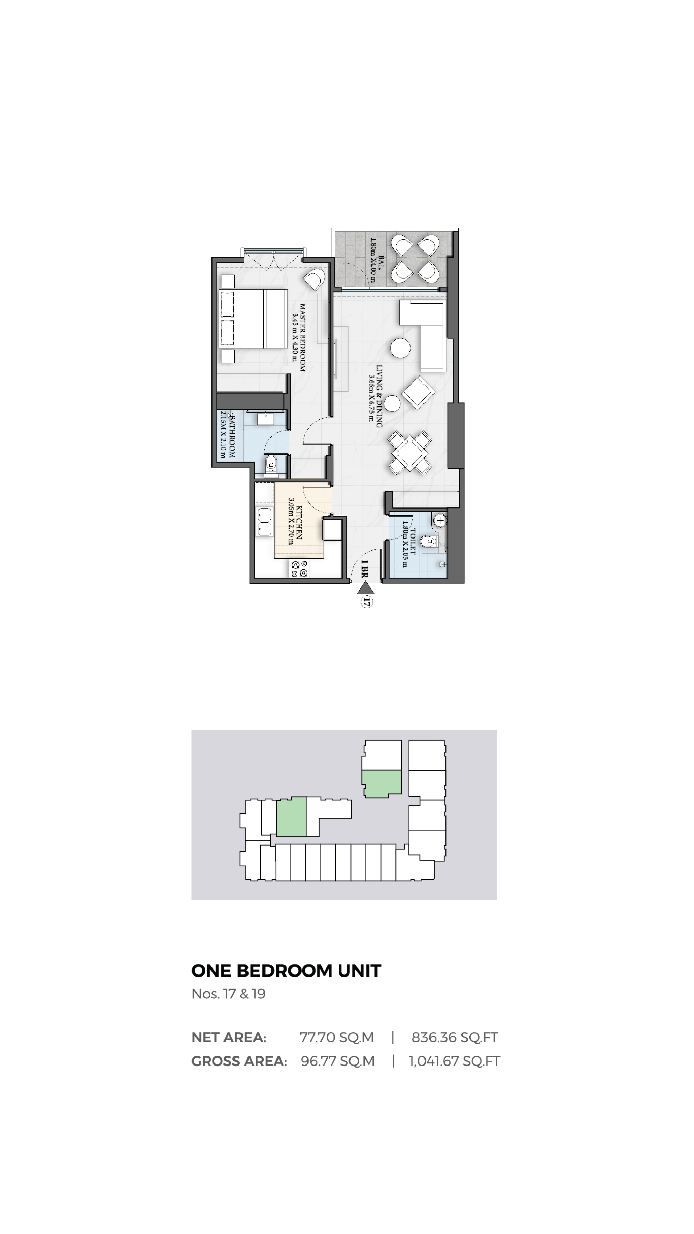 1BR -3