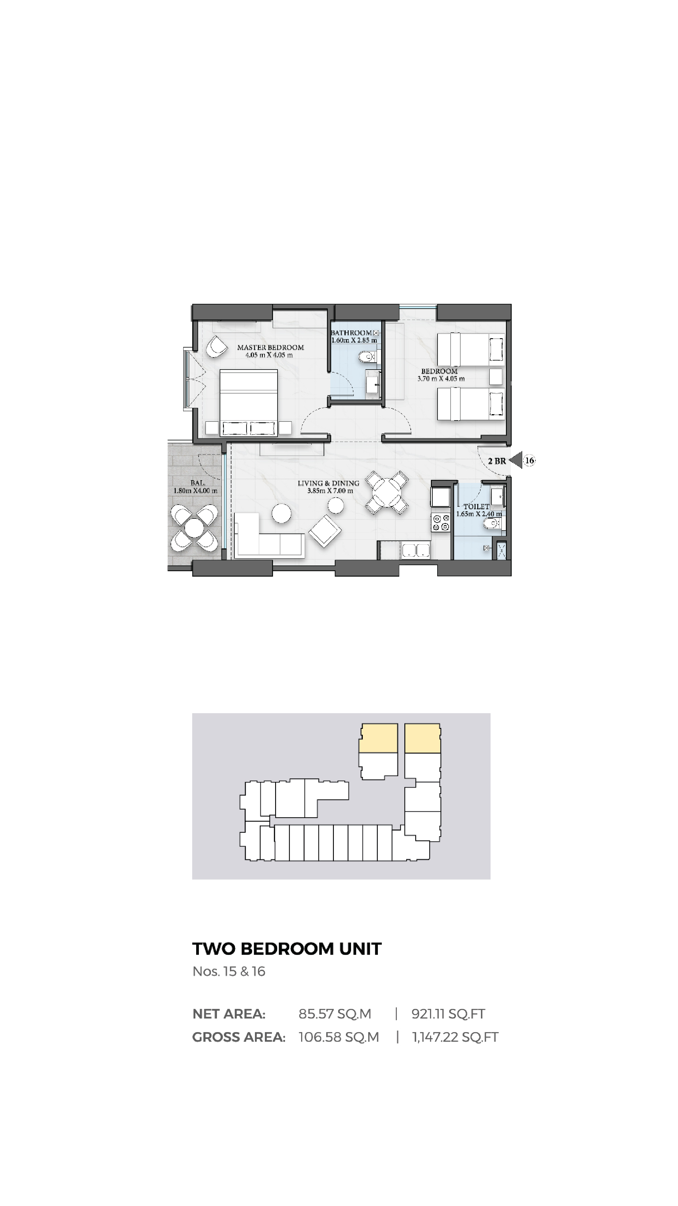 2BR - 3
