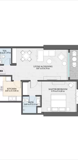 1 BR