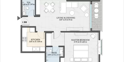 1 BR