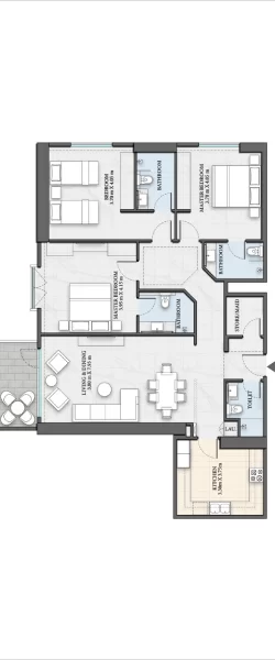 3 BR